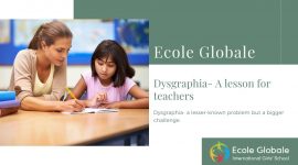 Dysgraphia- A lesson for teachers