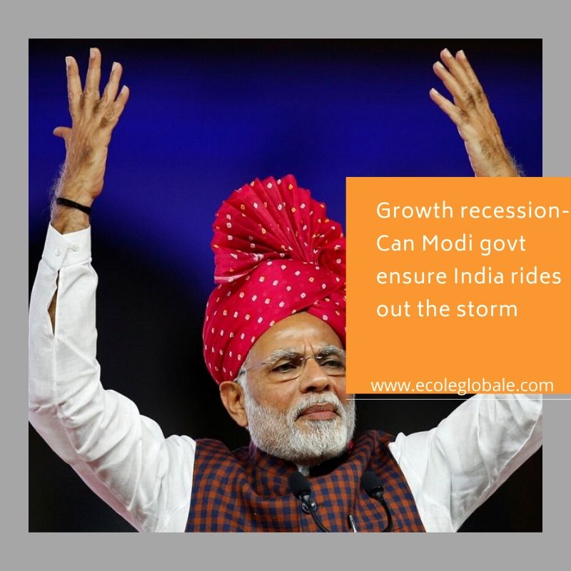 You are currently viewing Growth recession-Can Modi govt ensure India rides out the storm