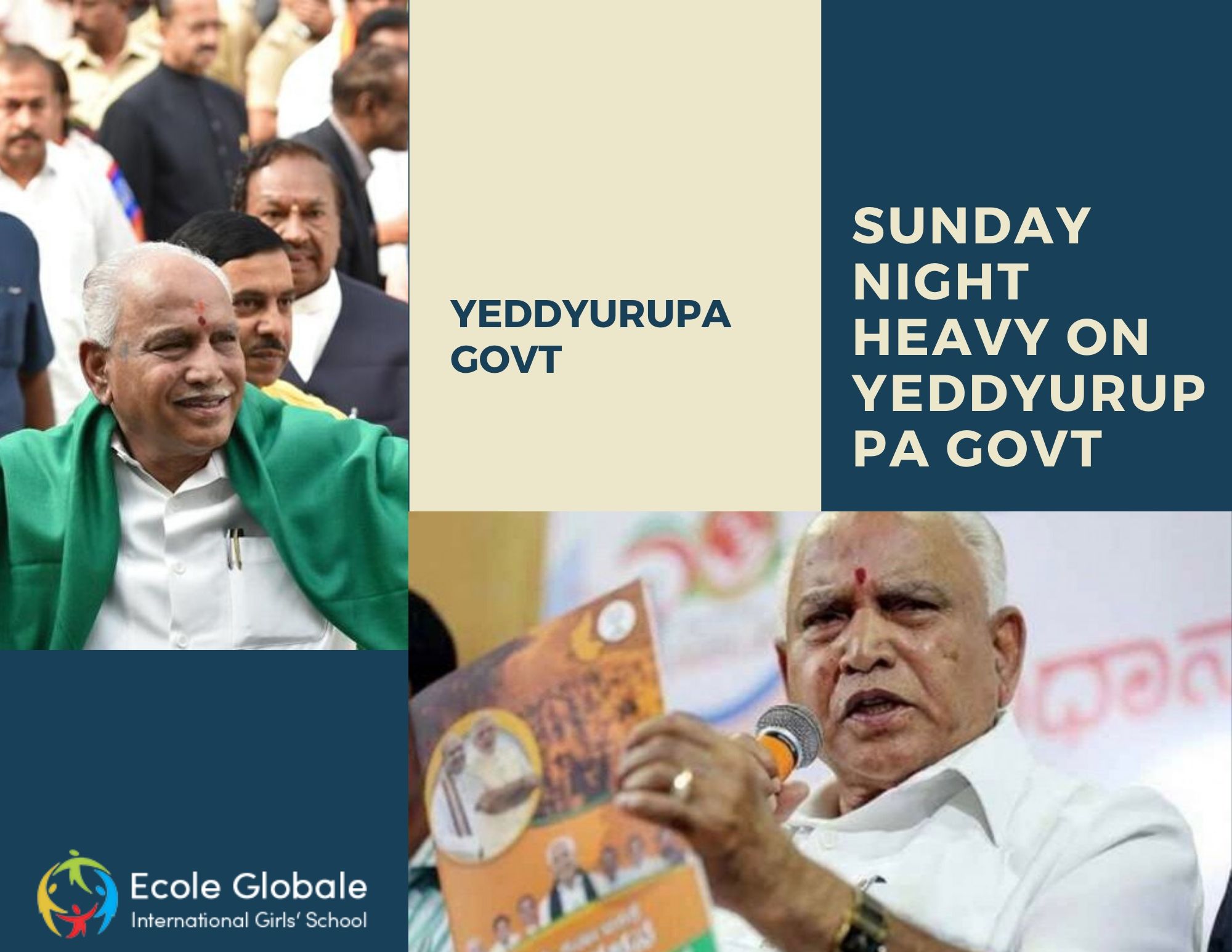 Sunday Night Heavy on Yeddyuruppa Govt