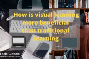 How is visual learning more beneficial than traditional learning