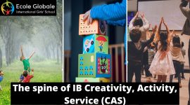 The spine of IB Creativity, Activity, Service (CAS)