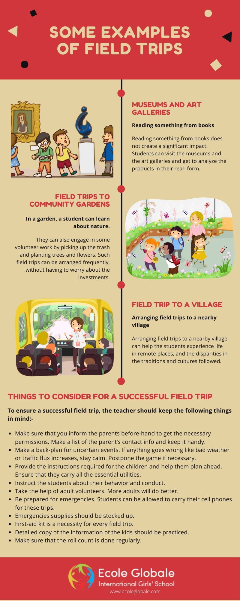 Why are field trips are important in child’s education?