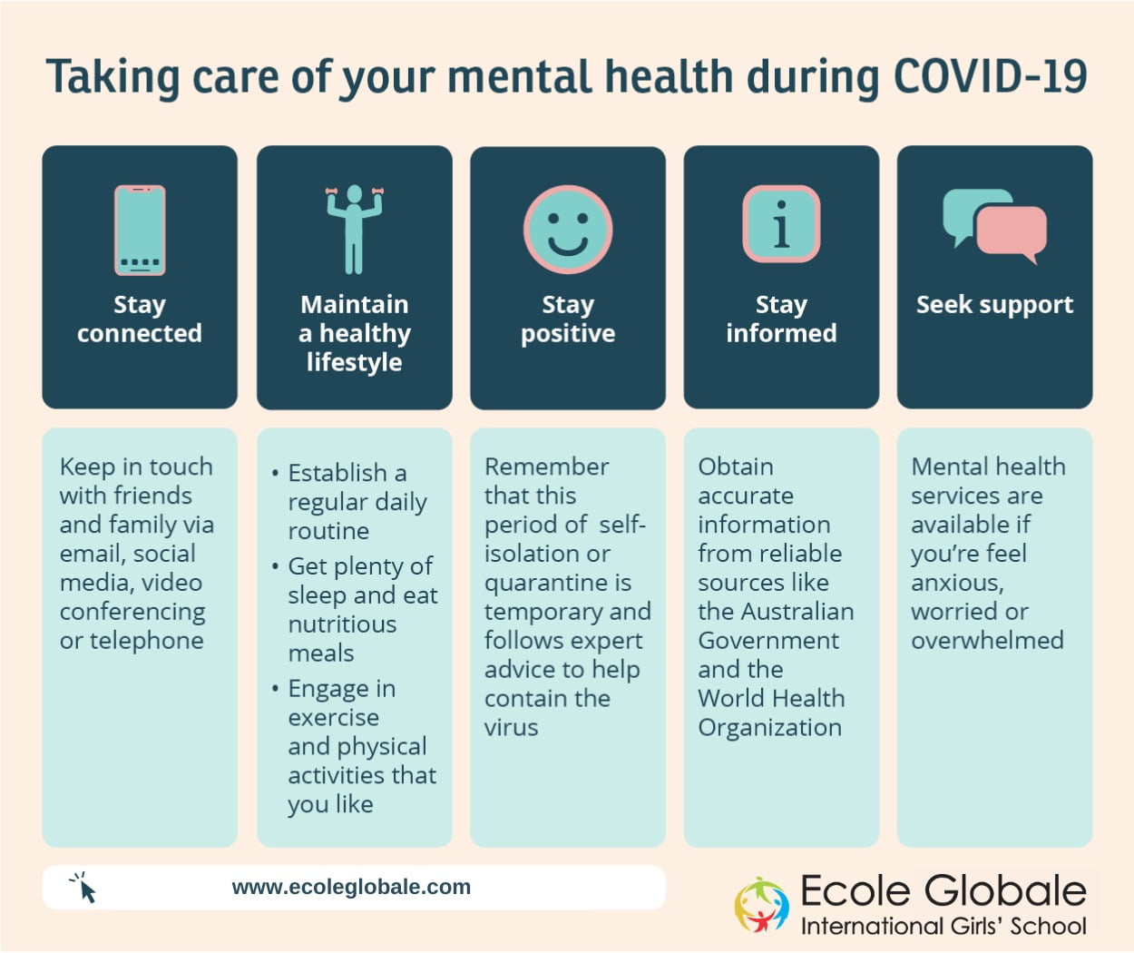 How to maintain good mental health during COVID-19 lockdown