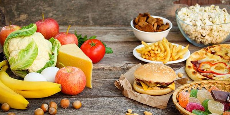 eat healthy food instead of junk food