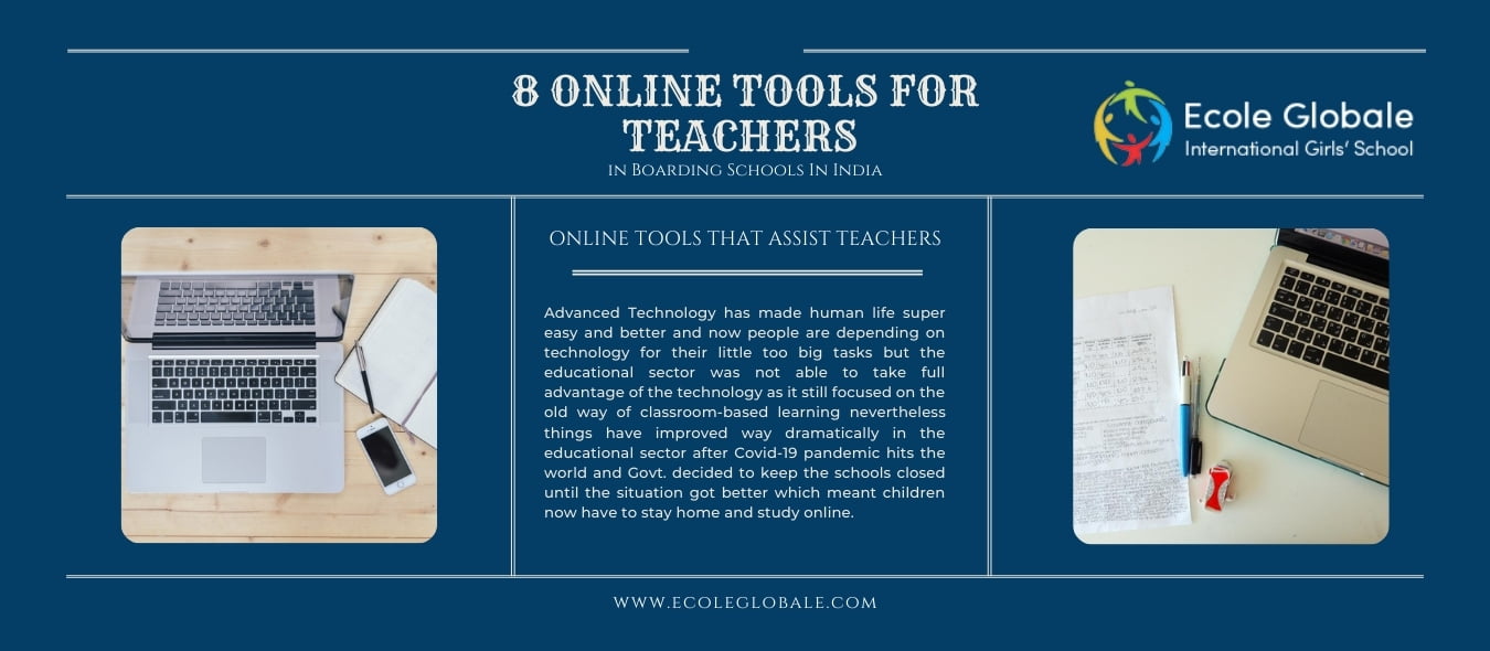 You are currently viewing 8 Online Tools for Teachers in Boarding Schools In India