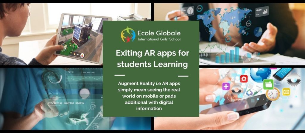Exiting AR apps for students Learning