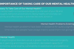 Importance of Taking Care of Our Mental Health