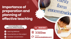 Importance of preparation and planning of effective teaching