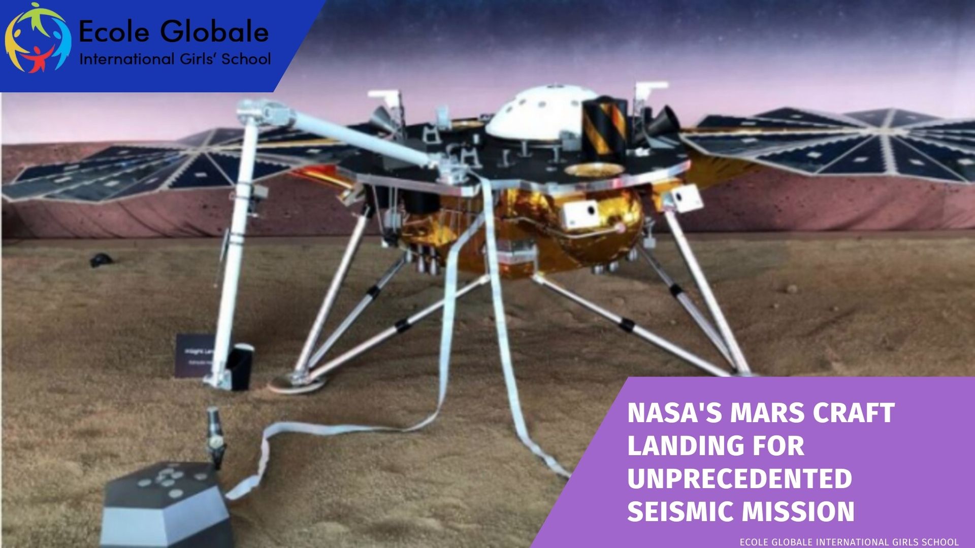 You are currently viewing NASA’S MARS CRAFT LANDING FOR UNPRECEDENTED SEISMIC MISSION