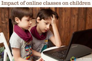 Impact of online classes on children