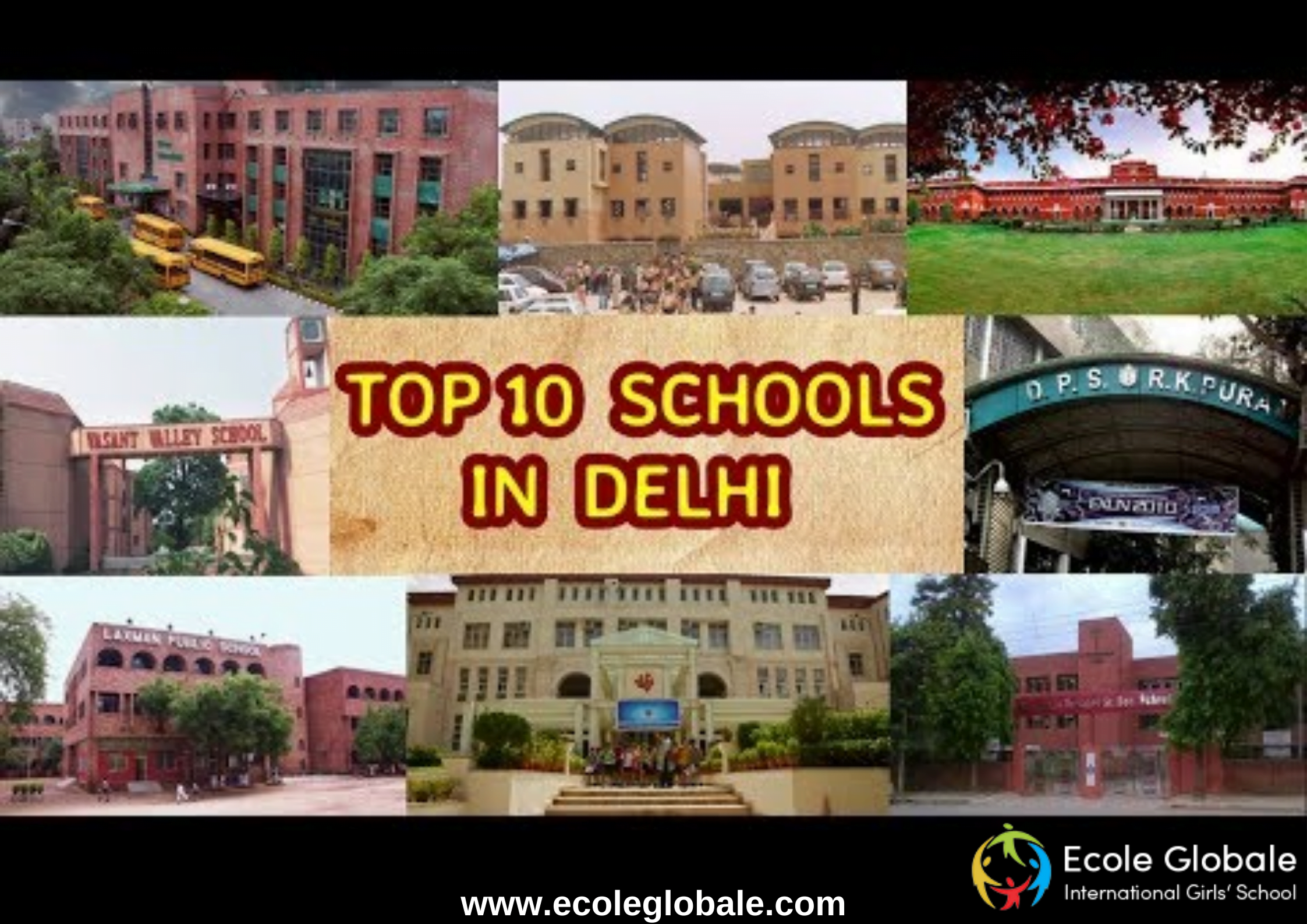 What are the top 10 high schools in Delhi NCR?