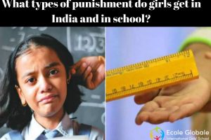 What types of punishment do girls get in India and in school?