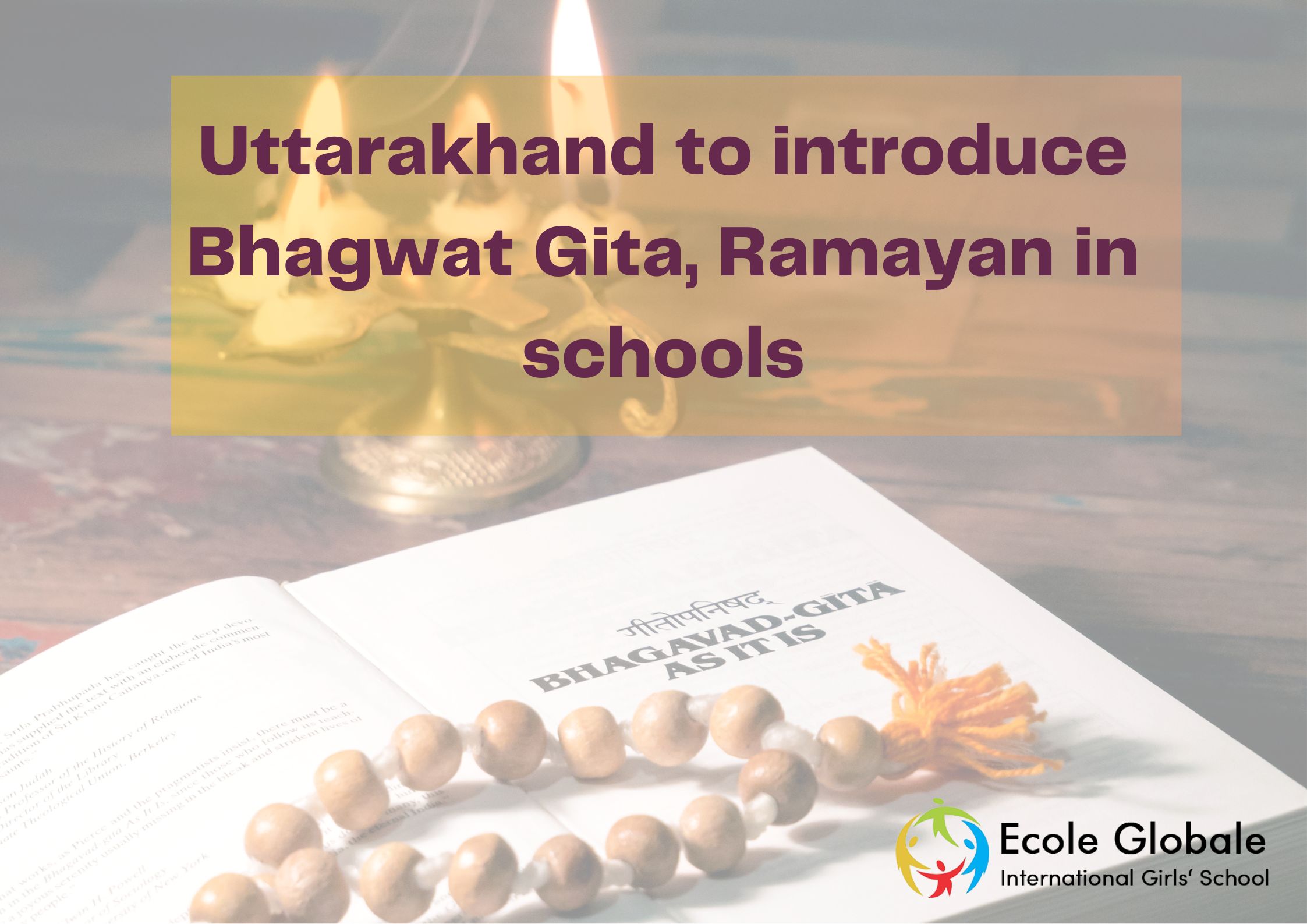 You are currently viewing Uttarakhand to introduce Bhagavad Gita, Ramayan in schools