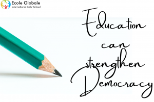 How education can strengthen democracy?