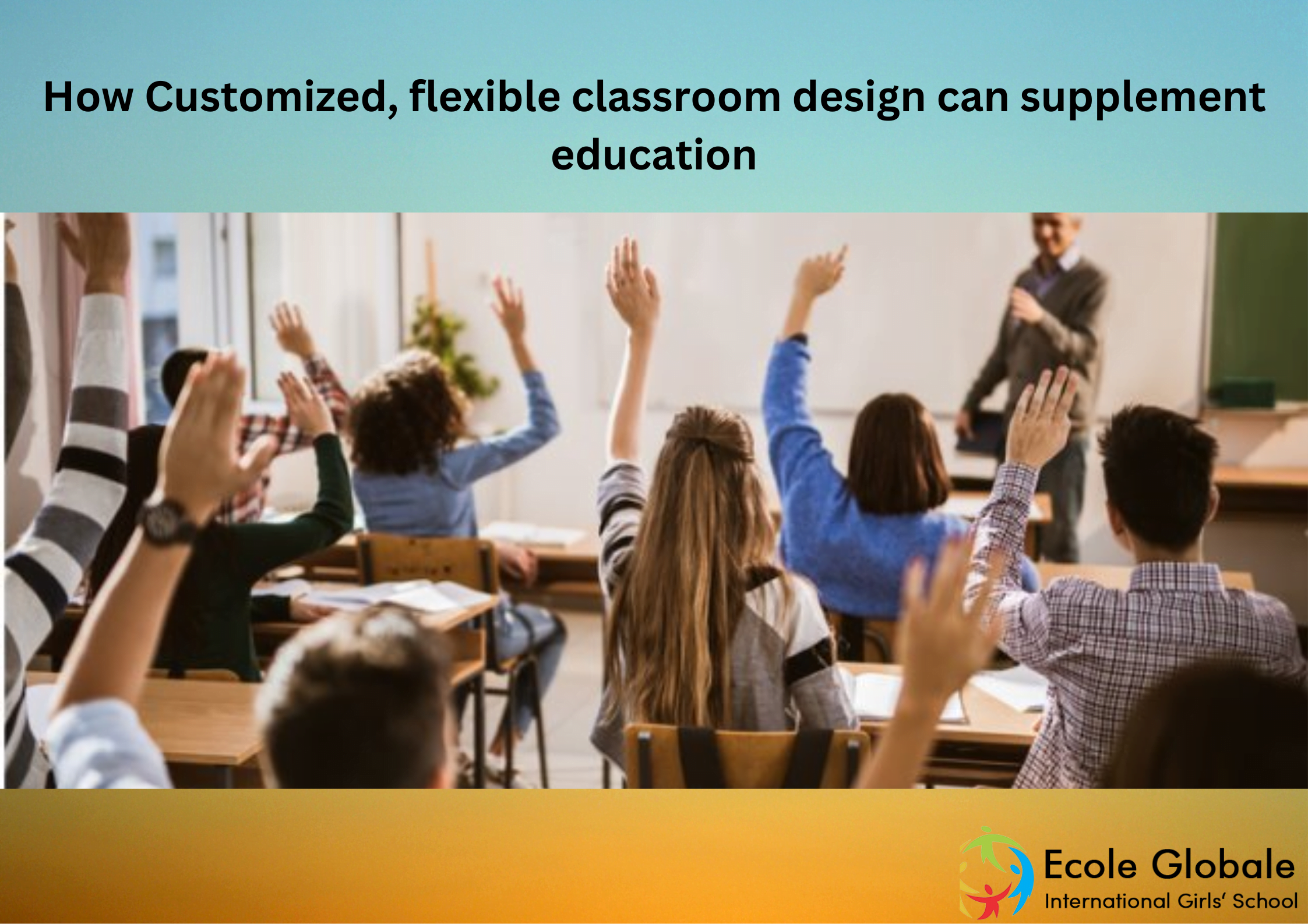 You are currently viewing   How Customised ,flexible classroom designs can supplement education?