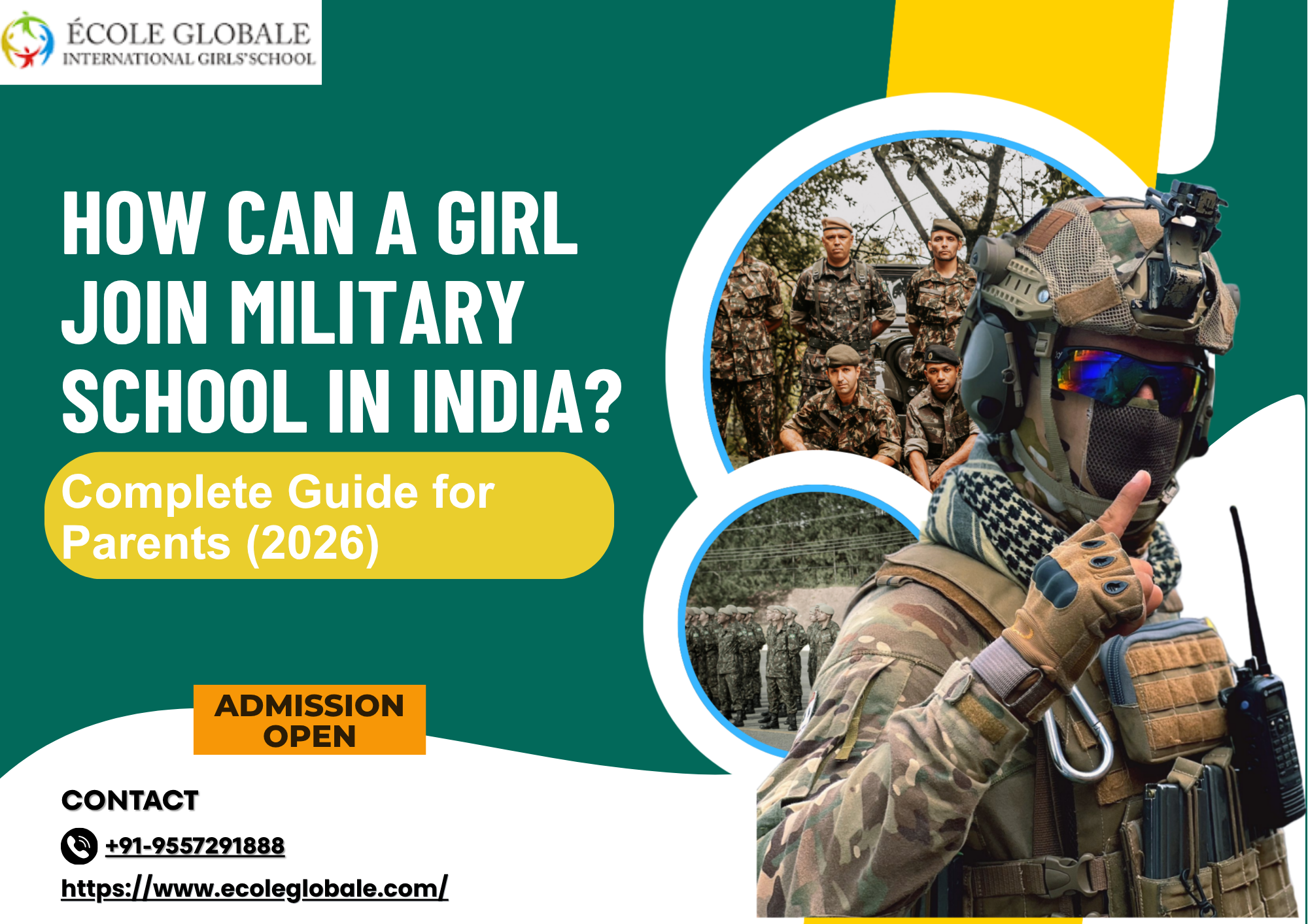 You are currently viewing How can a girl join military school in India?