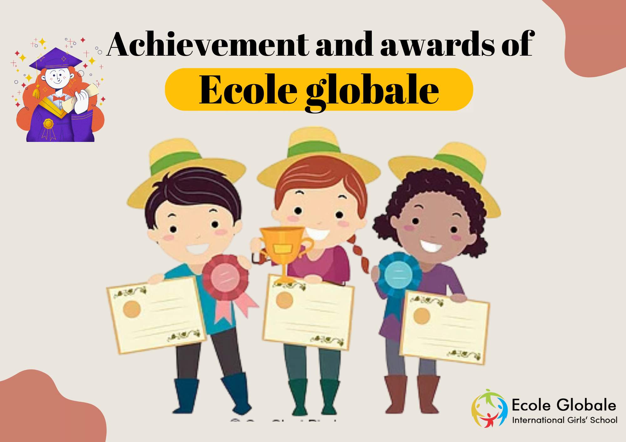 You are currently viewing Achievement and awards of Ecole Globale : Why it is No.1 Girls boarding school in India