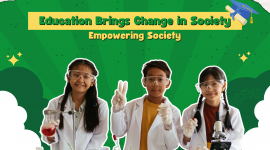 How is education the best way to bring change in society ?