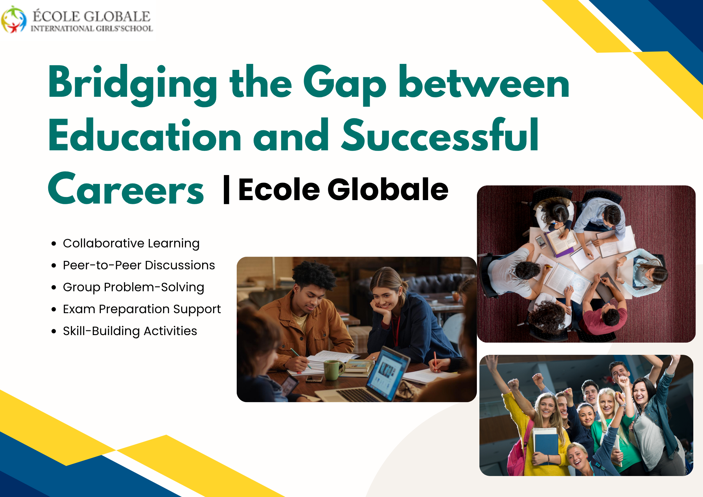 You are currently viewing Bridging the Gap between Education and Successful Careers | Ecole Globale