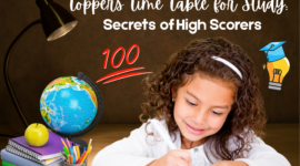 Toppers Time Table for Study: Secrets of High Scorers