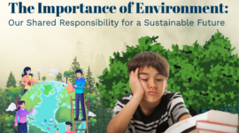 The Importance of Environment: Our Shared Responsibility for a Sustainable Future