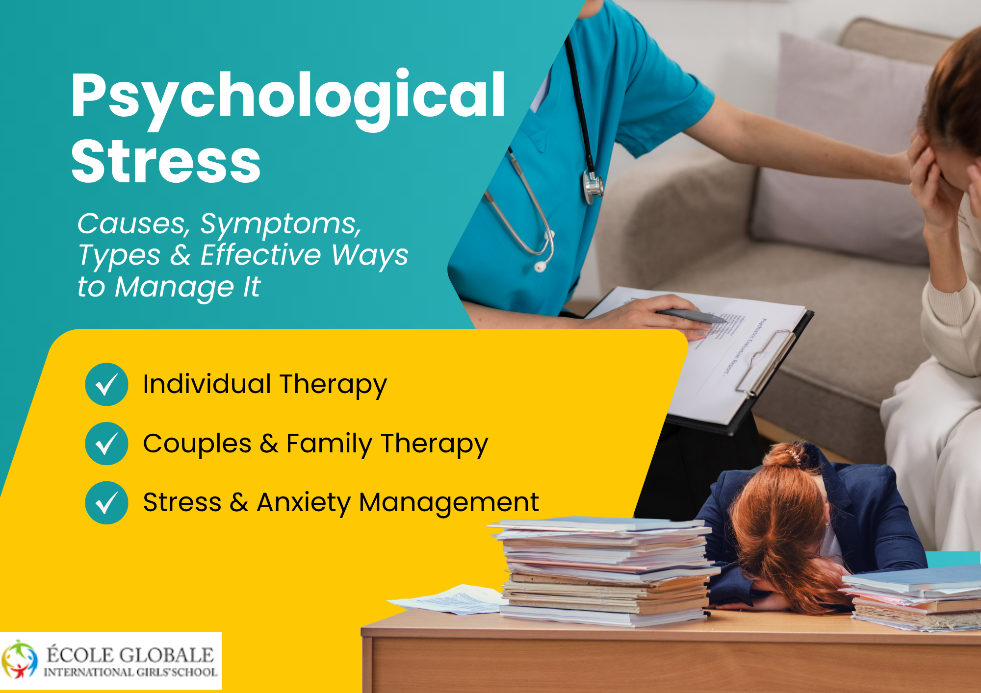 You are currently viewing Psychological Stress: Causes, Symptoms, Types & Effective Ways to Manage It