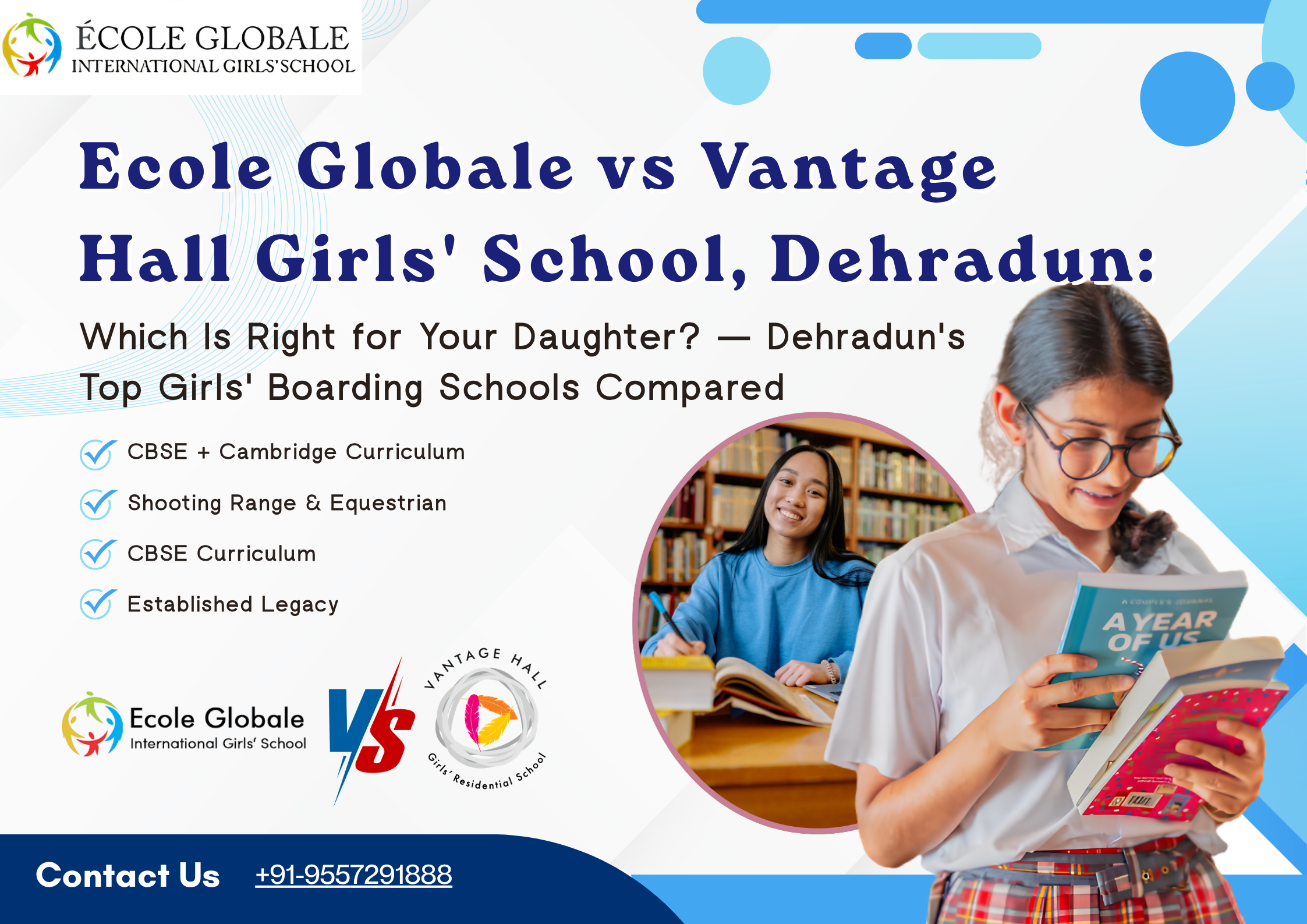 You are currently viewing Ecole Globale vs Vantage Hall Girls’ School, Dehradun: Which Is Right for Your Daughter?