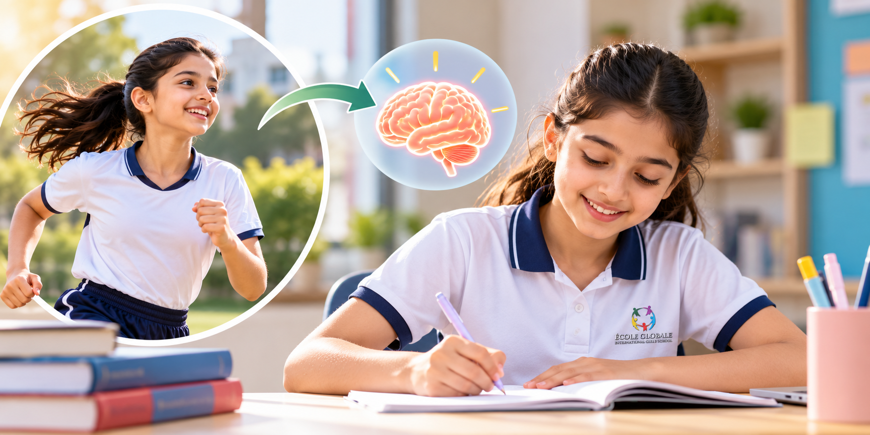 Physical activity supports concentration in students