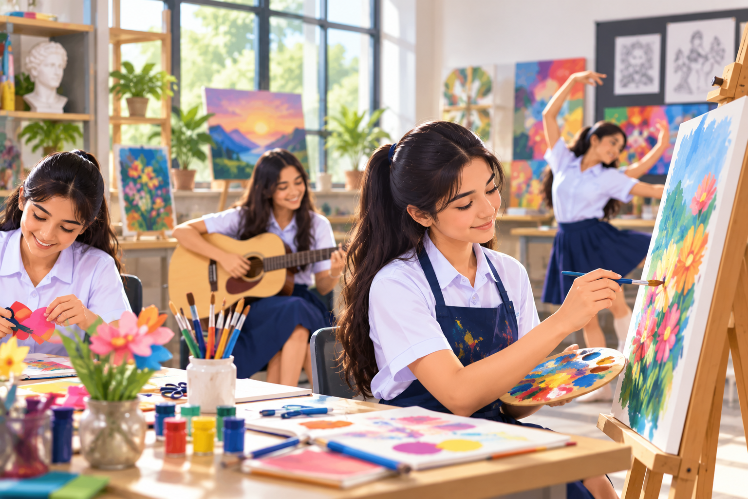 Creative arts at Ecole Globale International Girls School