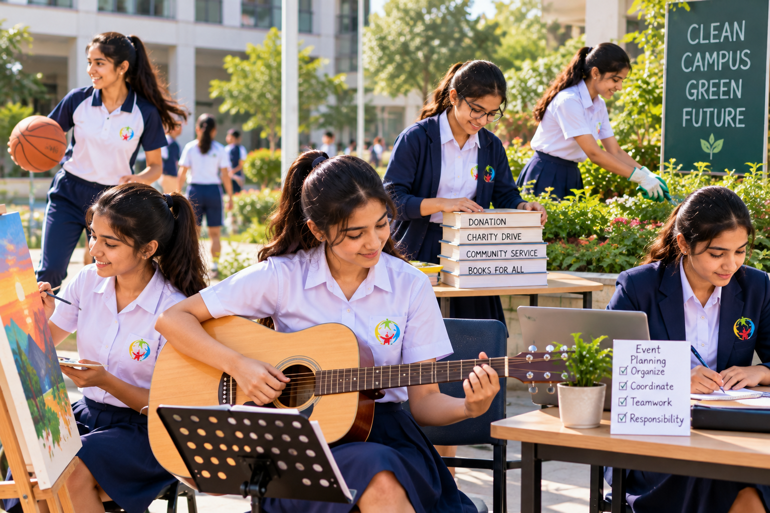 esponsibility through extracurricular activities