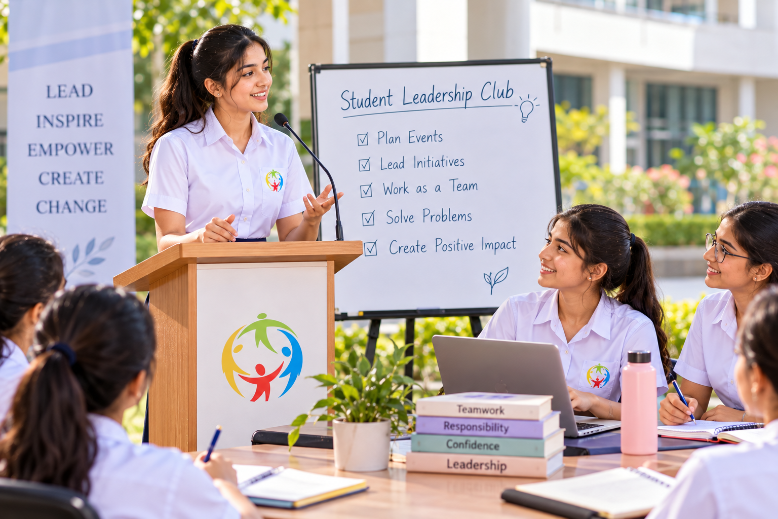 Learning through leadership opportunities for students