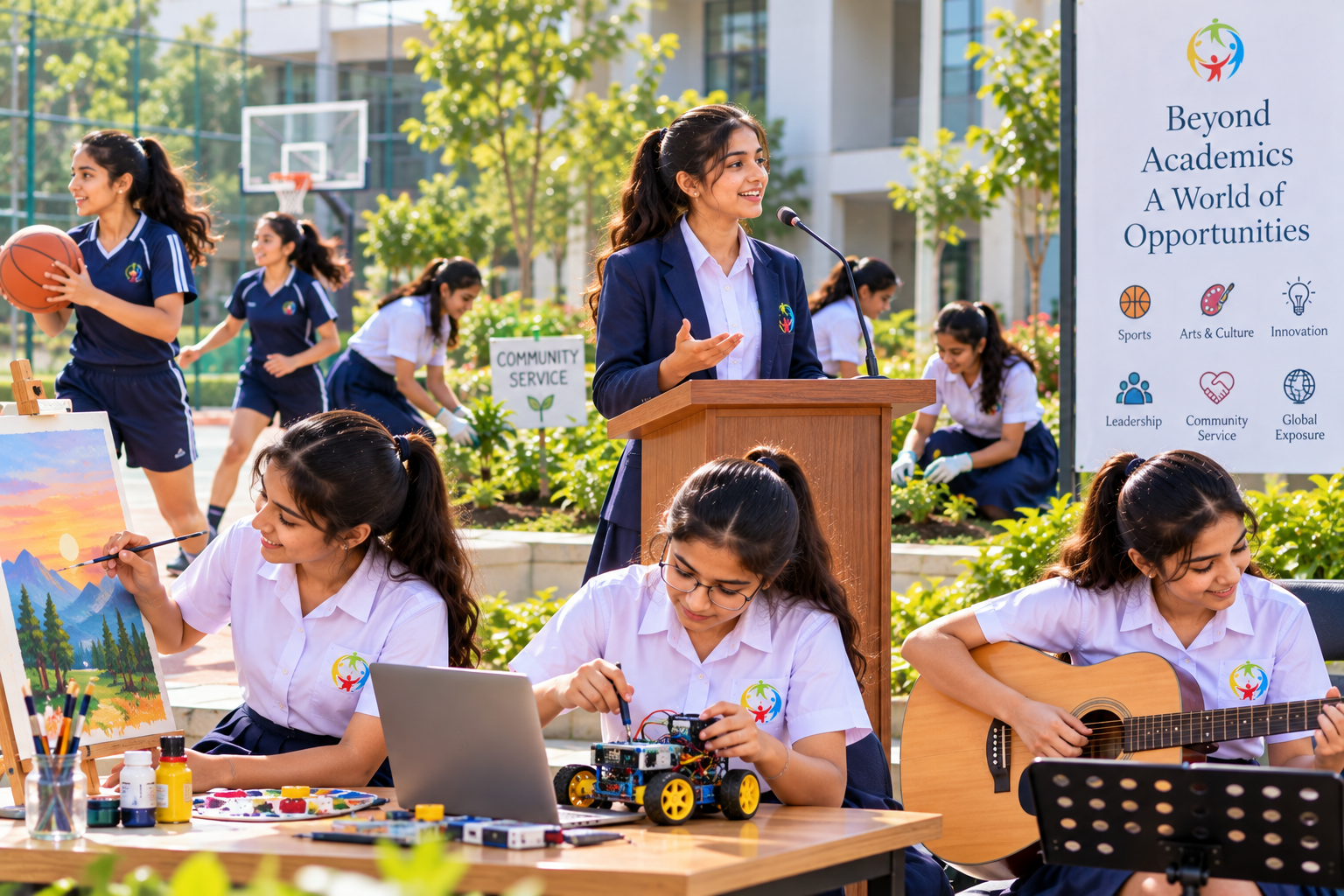 Providing opportunities beyond academics for students