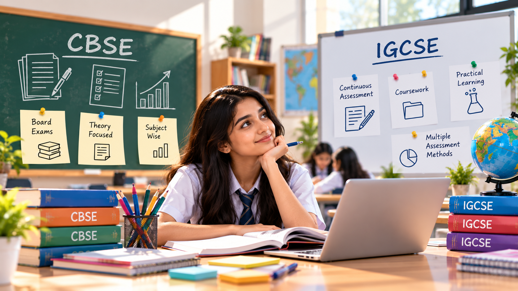 Assessment differences between CBSE and IGCSE