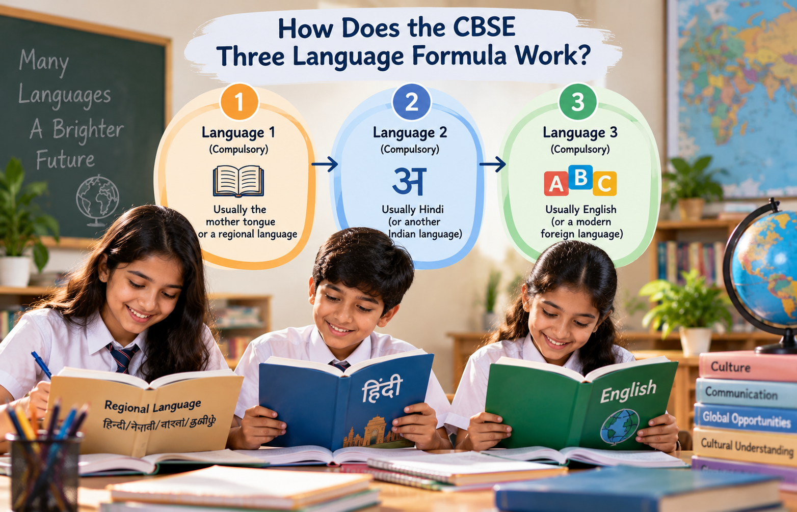 How the CBSE Three Language Formula works