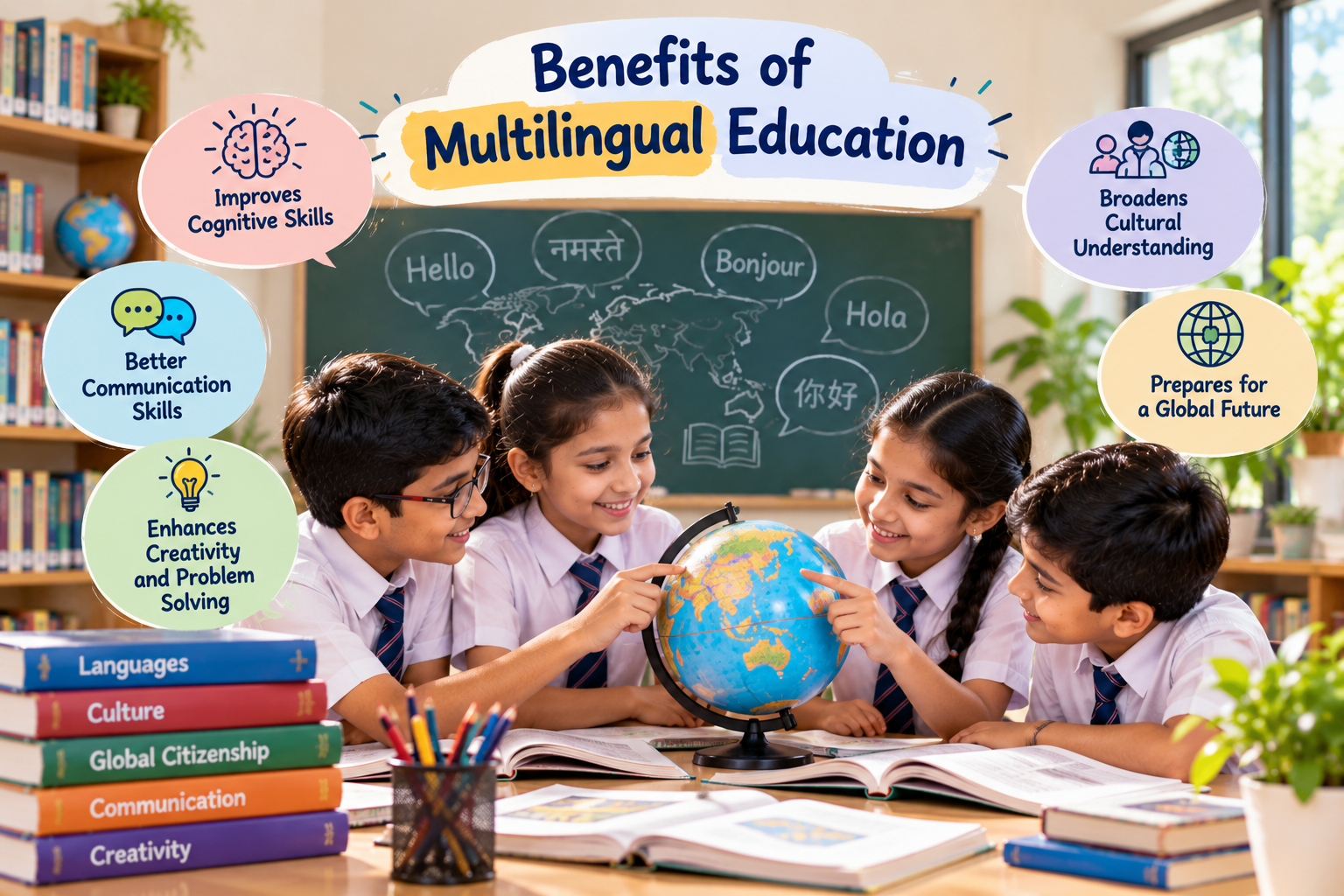 Benefits of multilingual education for students
