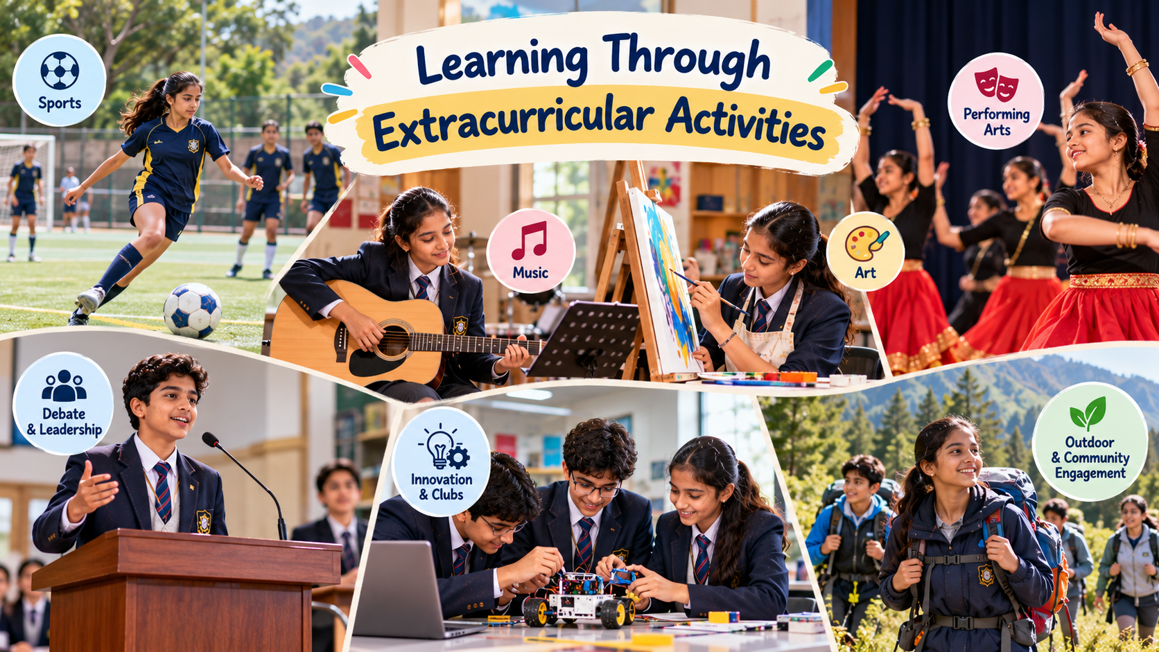 Learning through extracurricular activities at the best boarding school in India – Ecole Globale