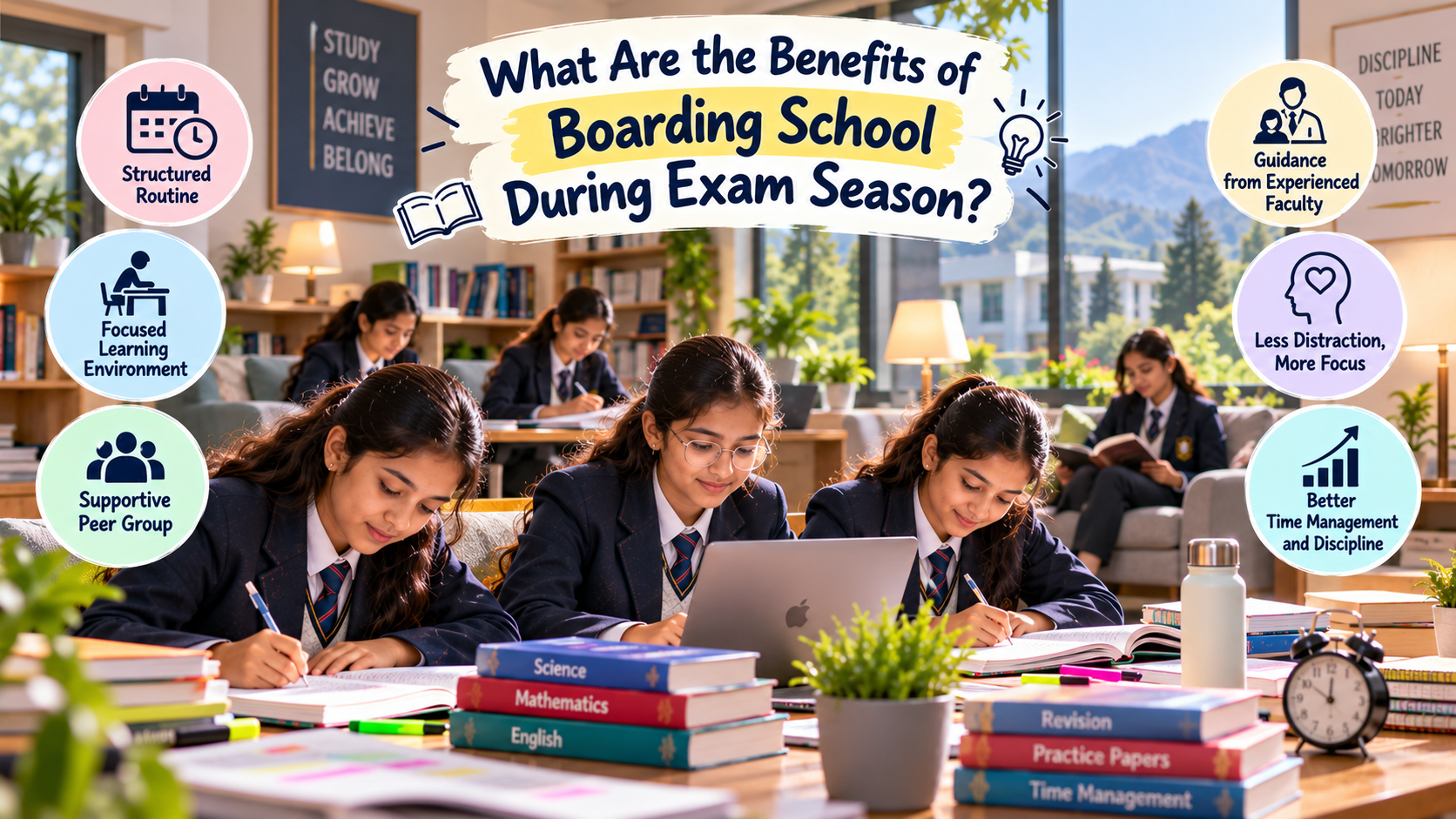 Benefits of boarding school during exam season at Ecole Globale