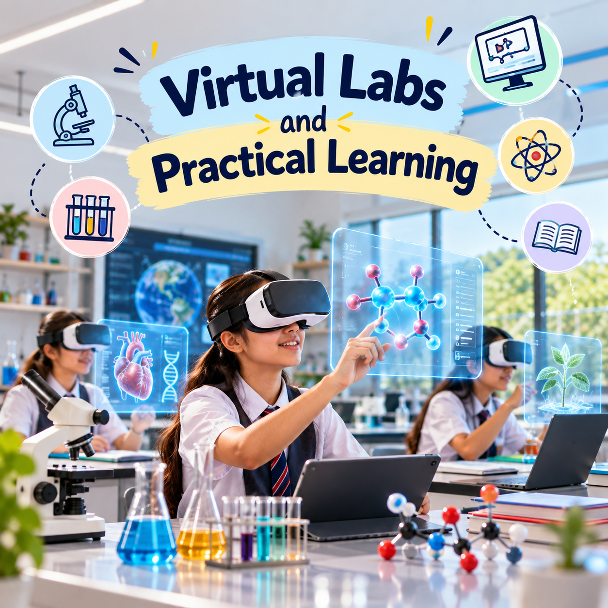 Technology-enabled learning at Ecole Globale – virtual labs and practical learning