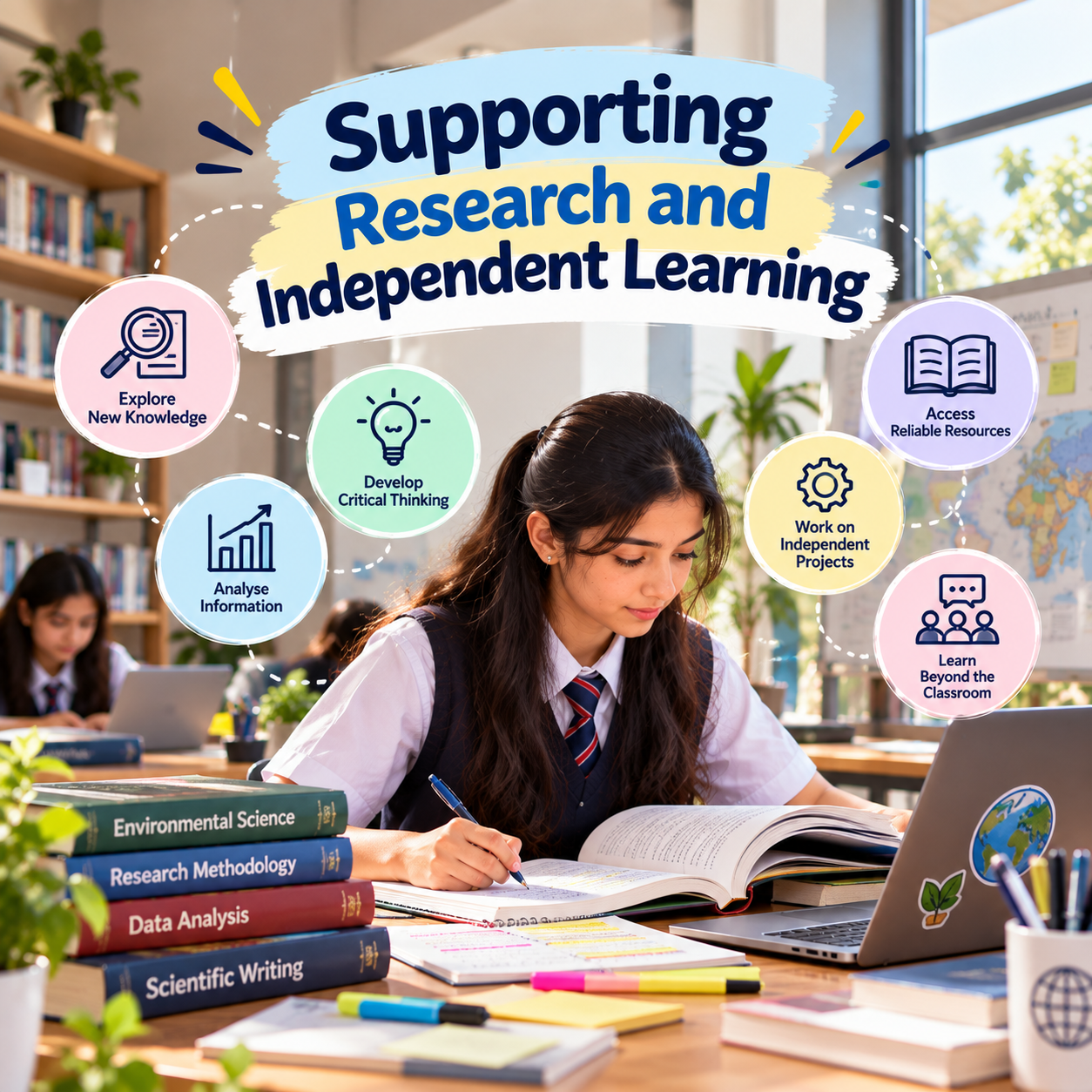 Technology-enabled learning at Ecole Globale – supporting research and independent learning