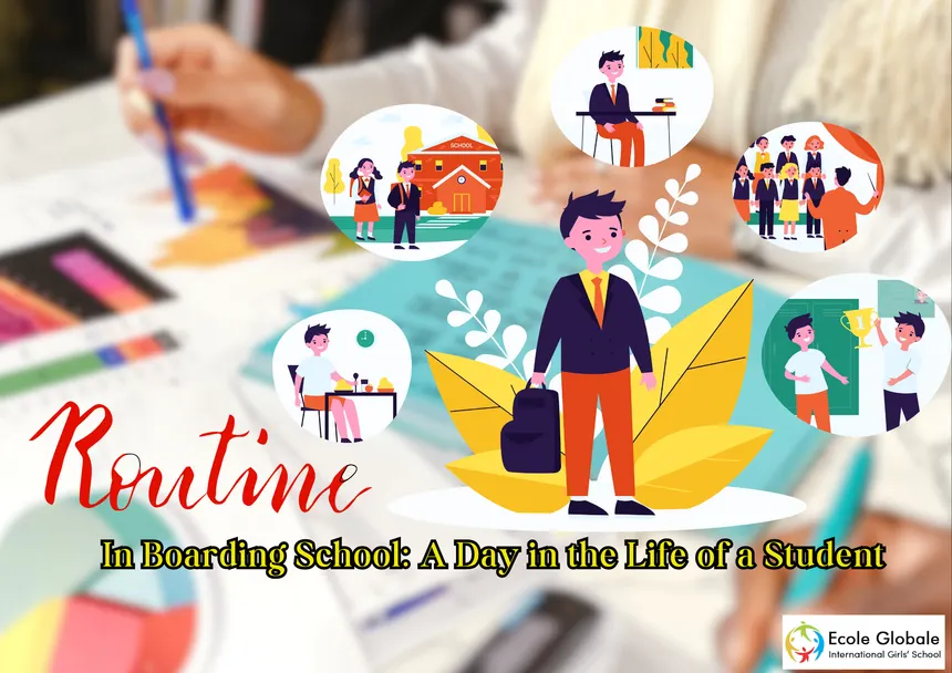 Morning routines at boarding schools for students
