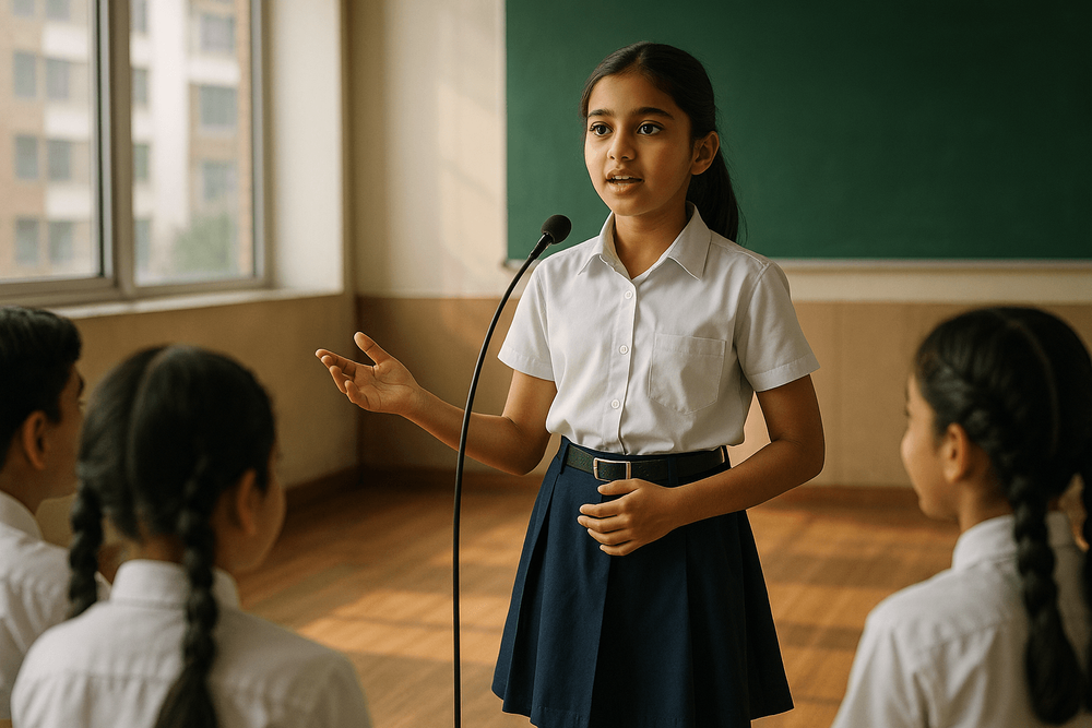 Public speaking in a boarding school environment