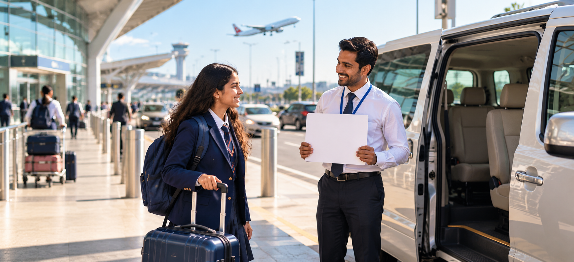Do Dehradun boarding schools provide airport pickup from Delhi