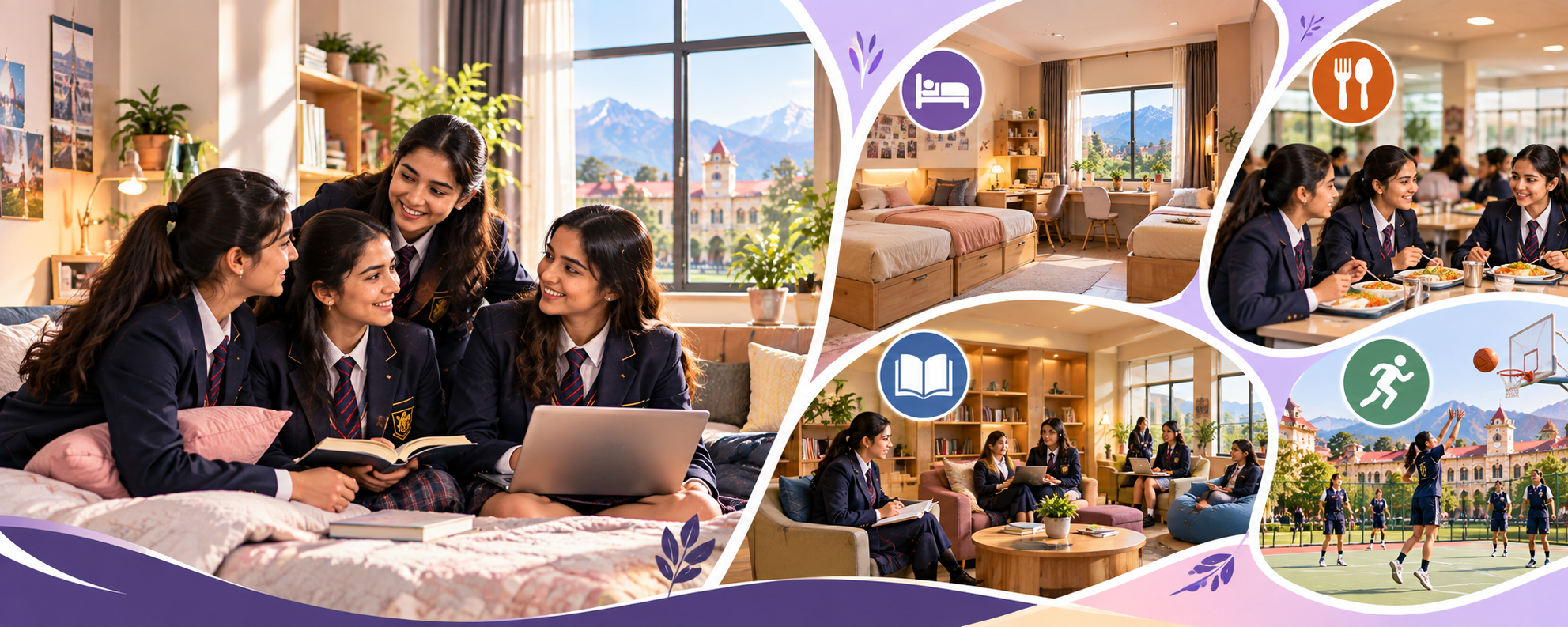 Boarding facilities and residential life at North India residential schools