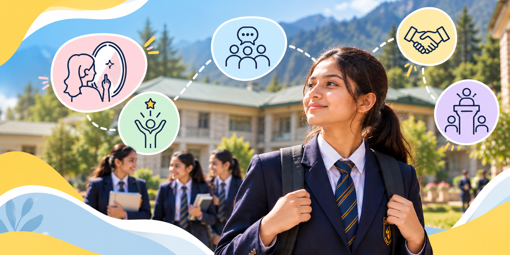 Grooming and confidence-building programs in residential schools developing communication, etiquette, and life skills