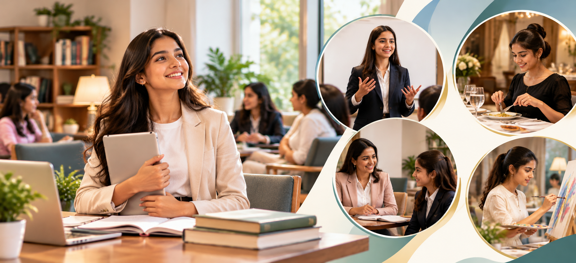 Modern finishing school education for personal development