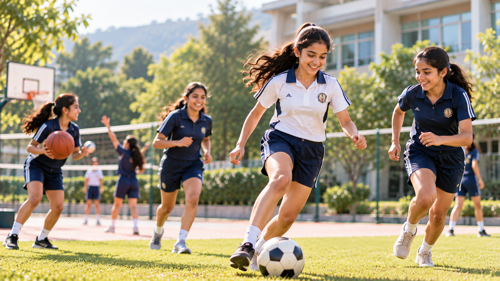 Sports and outdoor activities for boarding school students on weekends