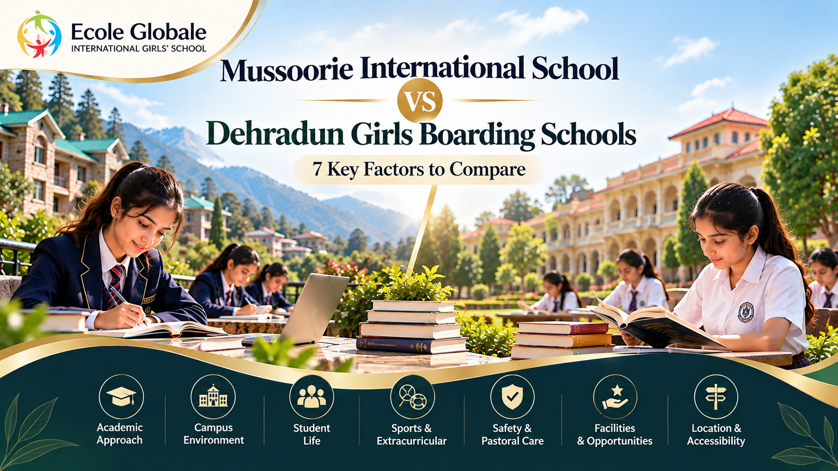 You are currently viewing Mussoorie International School vs Dehradun Girls Boarding Schools: 7 Key Factors to Compare