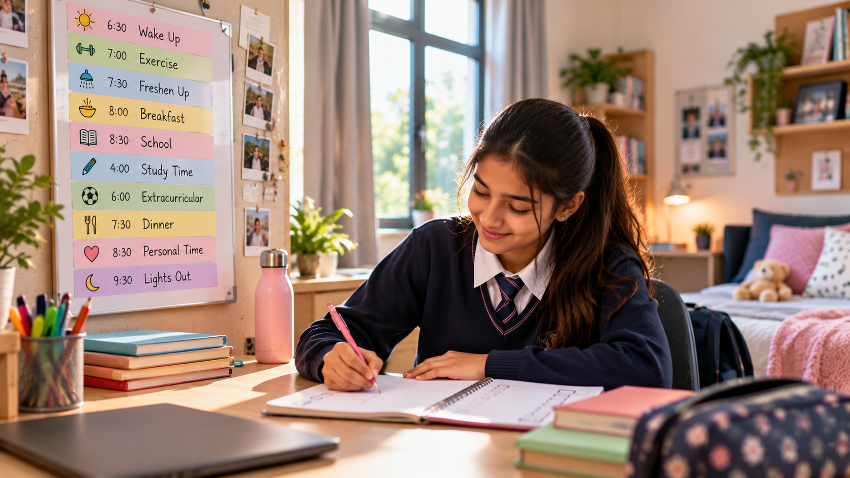 Managing homesickness in boarding schools through consistent daily routines
