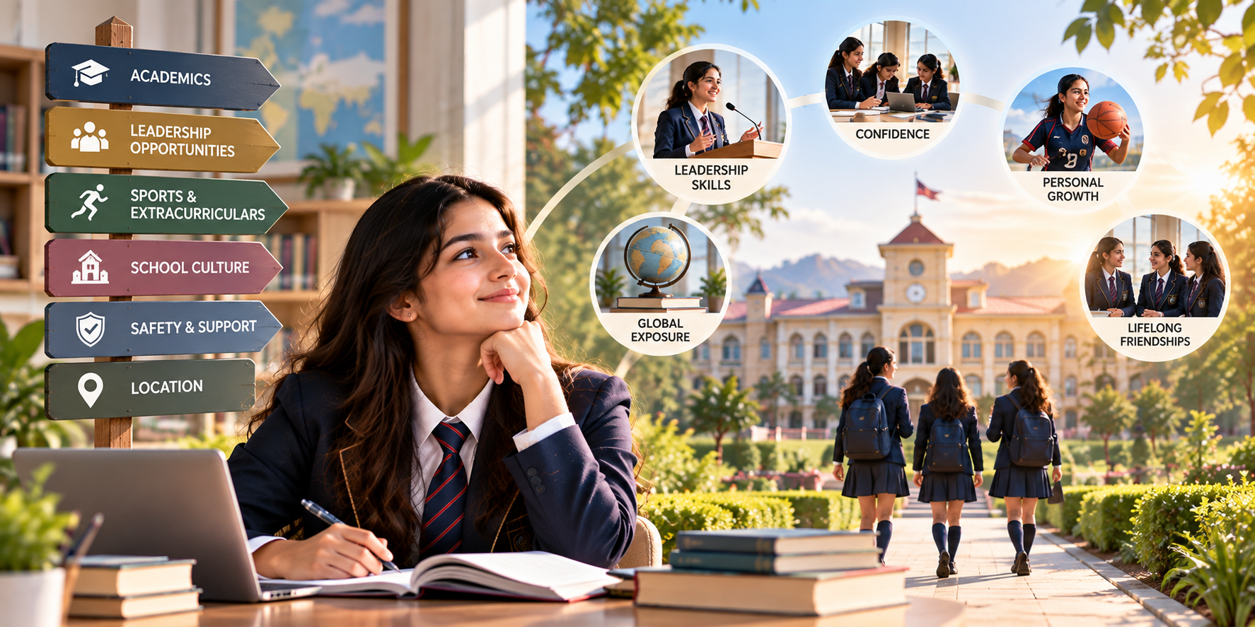 Choosing a school for leadership development in girls