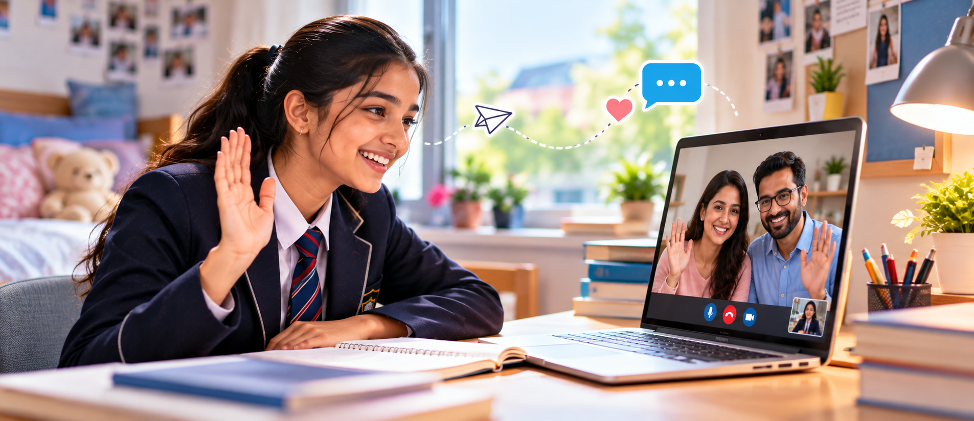 Why staying connected is important in boarding school, highlighting parent-child communication, emotional support, family relationships, and student wellbeing.